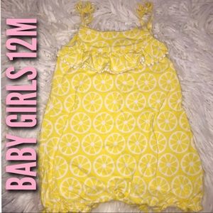 BABY GIRLS 12M Carter’s Lemon Romper